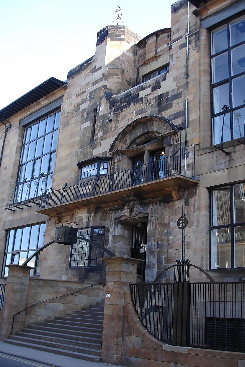 Glasgow School of Art centrālā... Autors: fcomplex z Jūgendstils. Čārlzs Renjē Makintošs.