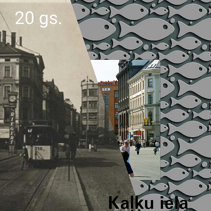 Skats uz kaļķu ielu 30 gadi ... Autors: ghost07 Kas izmainījies Rīgā pēdējo 100 gadu laikā?