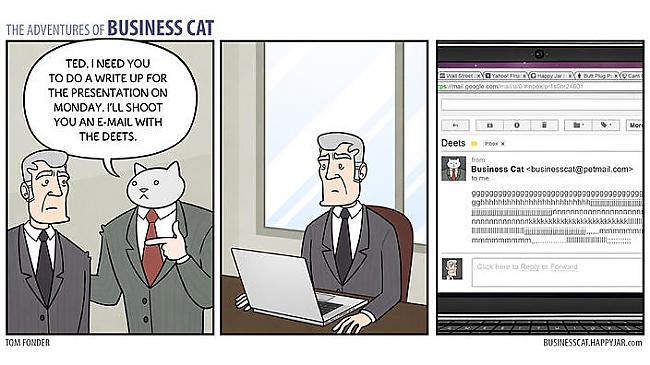  Autors: Fosilija Business cat komiksi eng #2