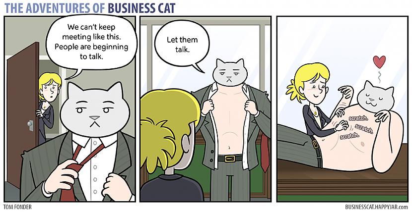  Autors: Fosilija Business cat komiksi eng #2