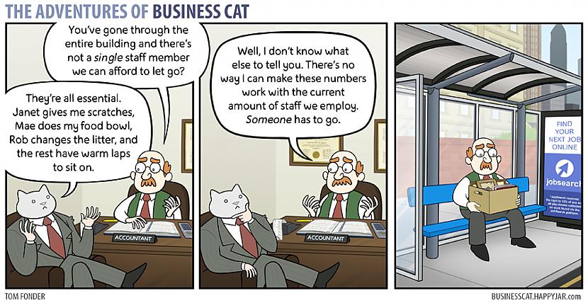  Autors: Fosilija Business cat komiksi eng #2