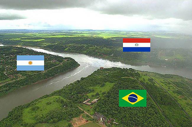 Brazīlija Paragvaja un... Autors: LordsX Starpvalstu robežas, kuras parāda šokējošas atšķirības  starp valstīm