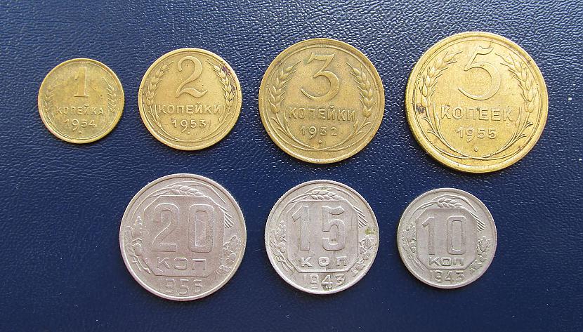 Mana kolekcija: CCCP monētas