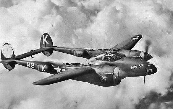 Lockheed P38 Lightning Autors: Ratway Rezultatīvākie kara aviācijas piloti.