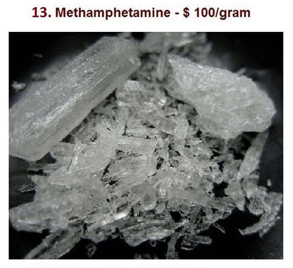 Metamfetamīns  88... Autors: KALENS 17 retākie un dārgākie materiāli pasaulē!