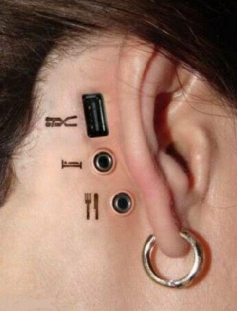 Tagad pie auss var iespraust... Autors: IzdzivotajsLV 3D Tetovējumi