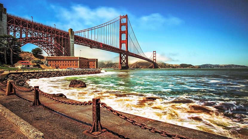 Mūsdienās Golden Gate Bridge... Autors: SHAZAMU Jā, zinu, kārtējie fakti. [3]