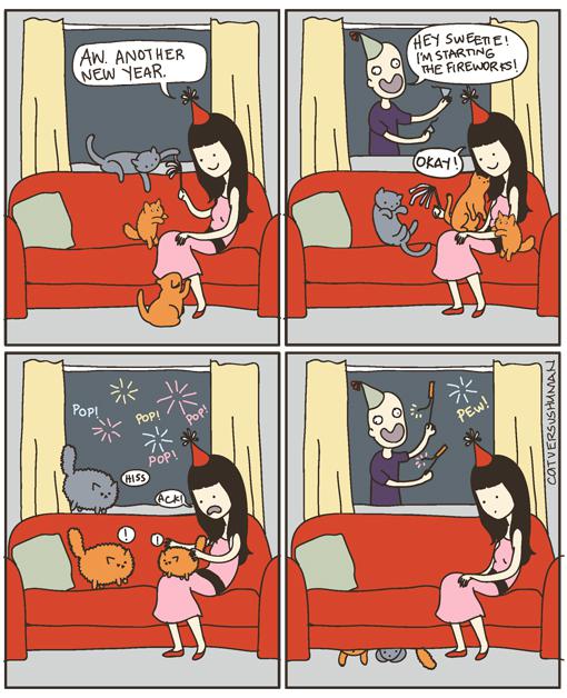  Autors: Elna Lce Super-garais kaķu komiks.