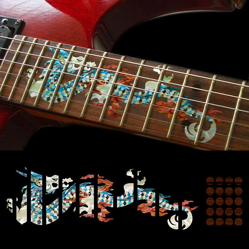 Japānā ražotas uzlīmes ģitāras... Autors: anonymo Dāvanas tiem, kas mīl radīt mūziku