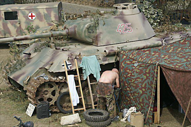 Vācu tanks Pantera ar skaitli... Autors: DamnRiga Vācu tanki, kas pārdzīvojuši karu.