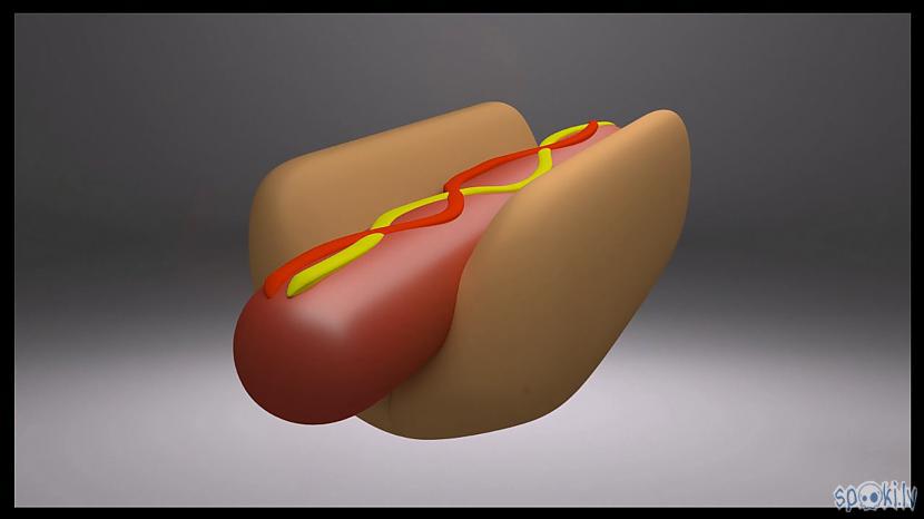  Autors: Fosilija Cartoon Hot Dog - Blender ( time lapse )