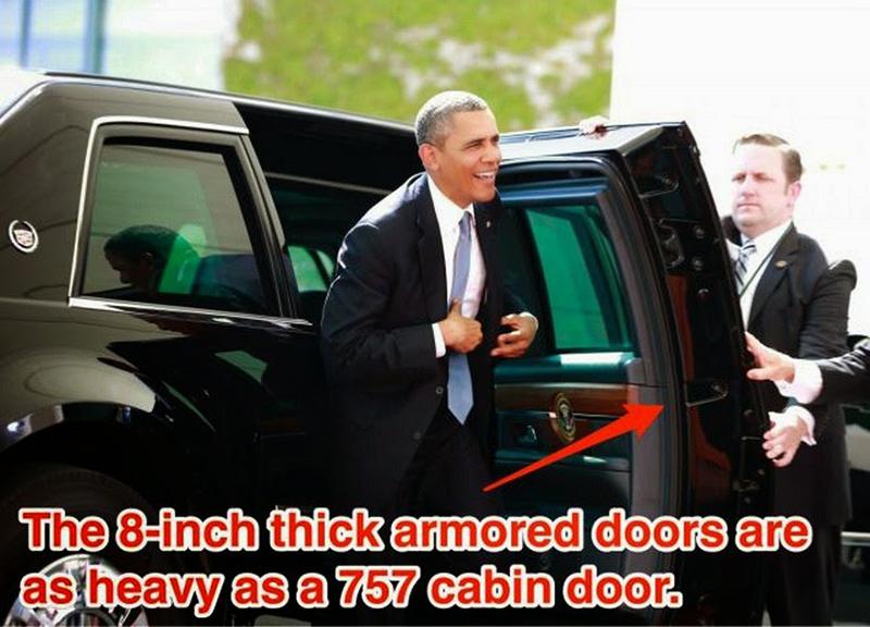 20 centimetru biezās bruņu... Autors: Geimeris Ar kādu auto pārvietojas Baraks Obama?