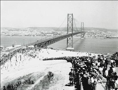 Tilta inaugurācija notika 1966... Autors: sisidraugs 25. aprīļa tilts