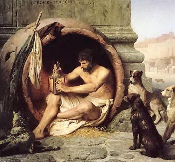 Diogēns   sengrieķu filzofs un... Autors: REDĪSS 8 Trakas lietas, kuras ir paveikuši filozofi.