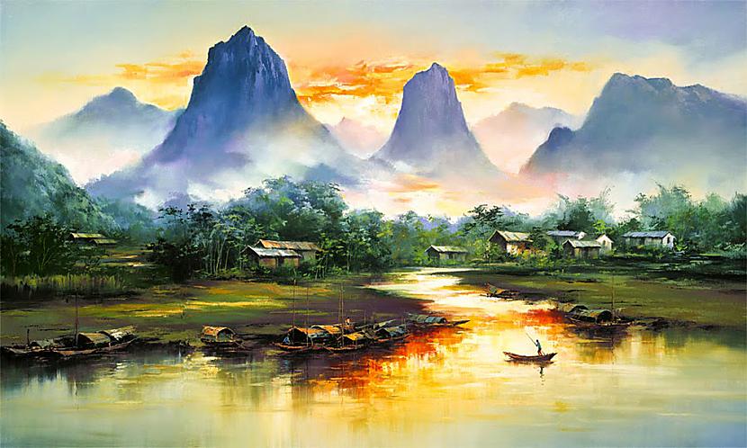 Ķīniescaronuamerikāņu... Autors: ezkins 10 mākslinieki, kuri redz pasauli aizkustinoši skaistu un saviļņojoši krāsainu