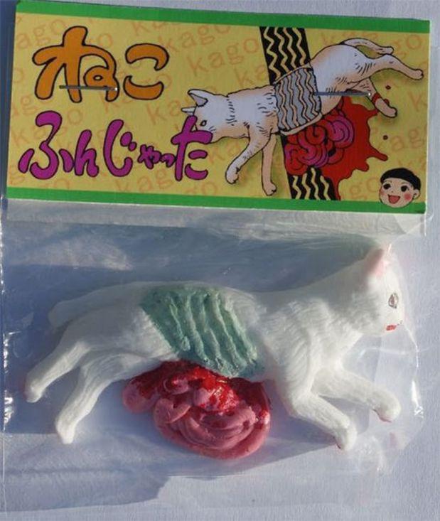 Nobraukts kaķis Rotaļlieta ko... Autors: slepkavnieciskais 22 šausminošas un smieklīgas rotaļlietas, kas traumētu jebkuru bērnu.