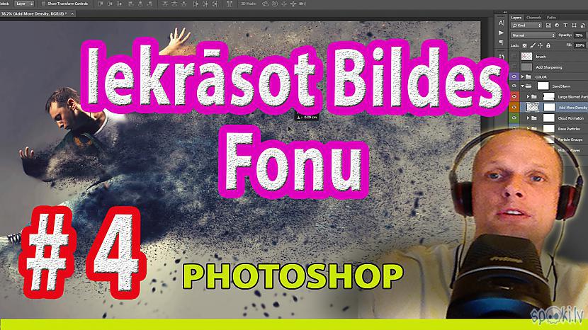  Autors: LabaisPuikaTV Kā iekrāsot bildes fonu - Photoshop pamācība 4