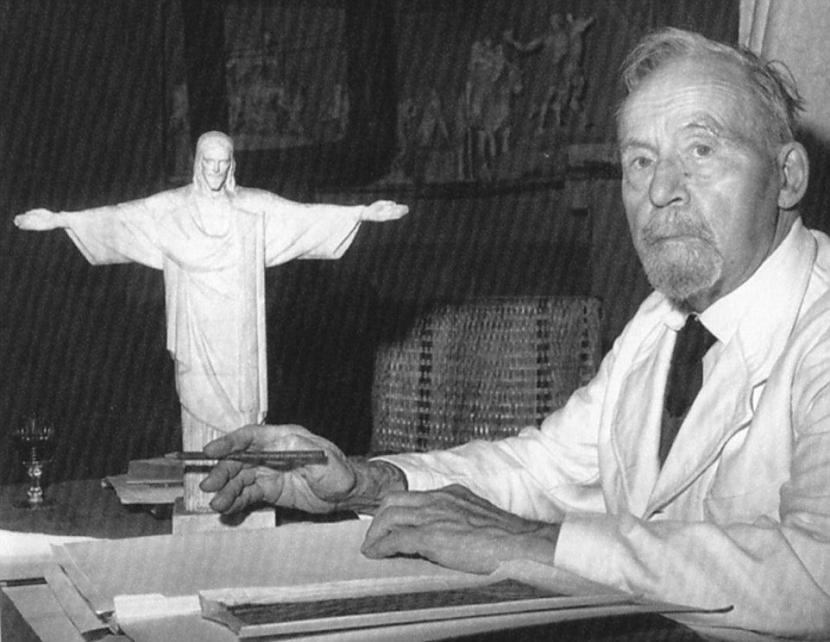 Landovskis redzams strādājot... Autors: matilde Kā radās viens no 7 pasaules brīnumiem: Kristus Pestītāja statuja Rio