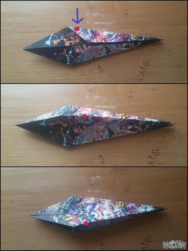 Veic soli kas saucās figūras... Autors: Zviedriete How to: origami dzērvīte