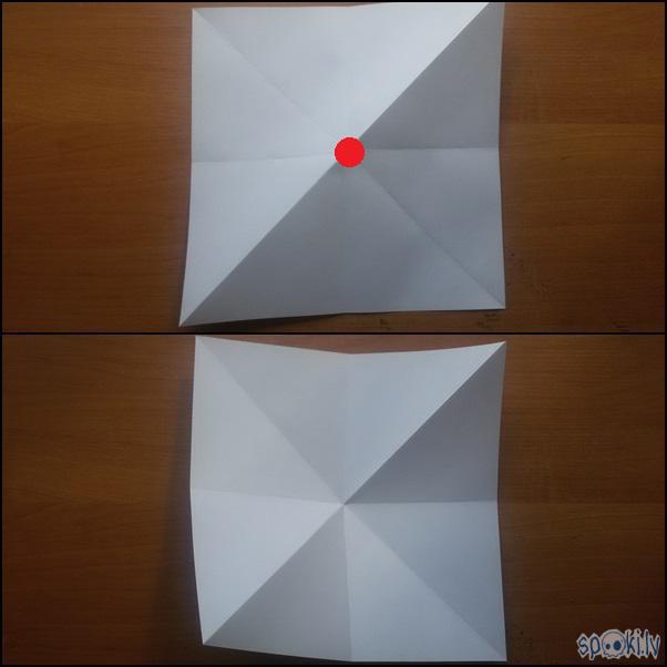 Pievērs uzmanību sarkanajam... Autors: Zviedriete How to: origami dzērvīte