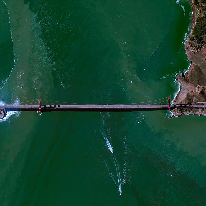 Golden Gate Bridge San... Autors: Šamaniss Fantastiskas satelīta bildes