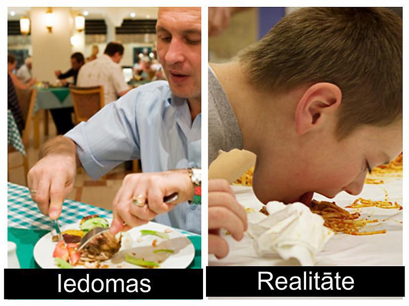 Kā tu ēd restorānā Autors: Fosilija Iedomas VS realitāte