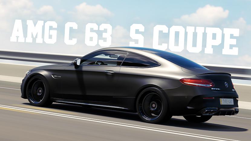 MATTE BLACK CARBON 2016 Mercedes AMG C 63 S Coupe - Forza Horizon 3