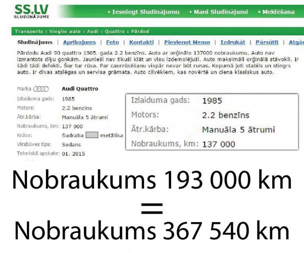 Patiess nobraukums  odometrs... Autors: slida Melīgās terminoloģijas ceļvedis