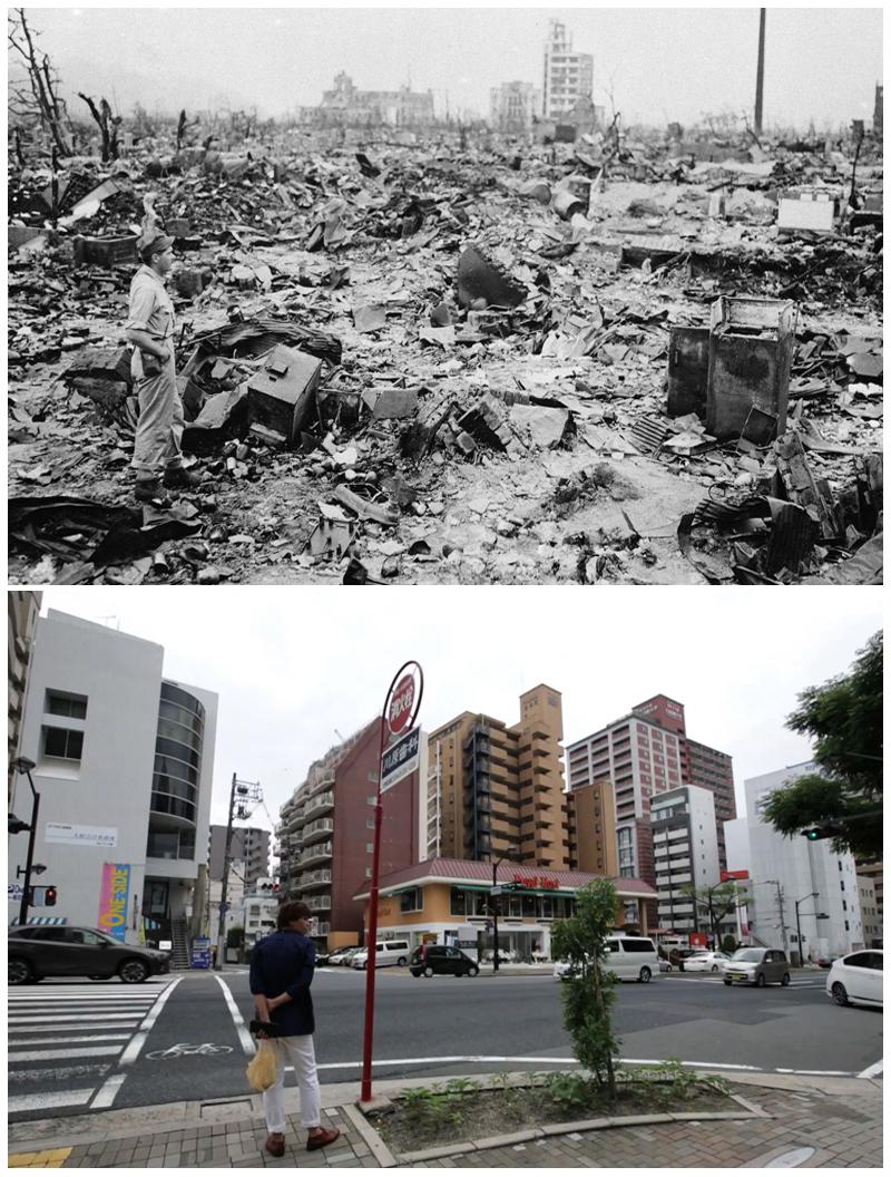 Baumoja ka scaronajā vietā... Autors: Lestets Hirosima un Nagasaki - toreiz un tagad