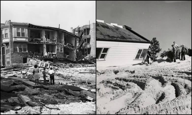 Lielā Atlantijas viesuļvētra... Autors: Testu vecis Postošākās viesuļvētras ASV vēsturē