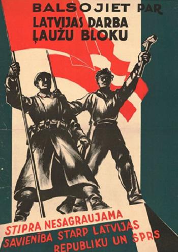 LPSR plakāts kad Padomju... Autors: Fosilija PSRS laiki (2. daļa)