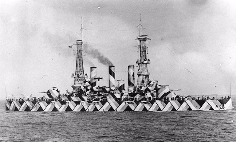 ASV Nebraska 1 pasaules kara... Autors: Lestets Kuģu kamuflāža 1. un 2. pasaules karā