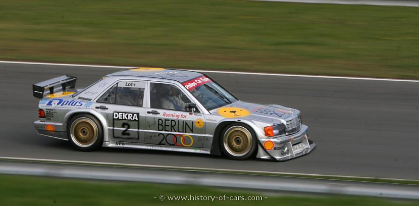 Mercedes Benz W201 190E EVO 1... Autors: Fosilija DTM (Deutsche Tourenwagen Meisterschaft). Zelta ēra