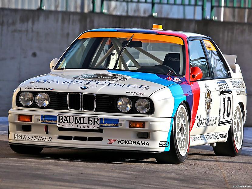 BMW M3 pirmā paaudze Jau tad... Autors: Fosilija DTM (Deutsche Tourenwagen Meisterschaft). Zelta ēra