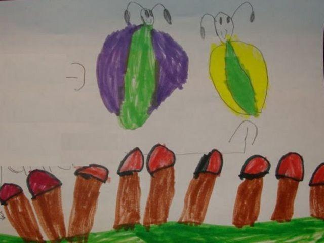 Sēnes un tauriņinbsp Autors: baarnijs03 15 divdomīgi bērnu zīmējumi, kurus ir vērts aplūkot divreiz!