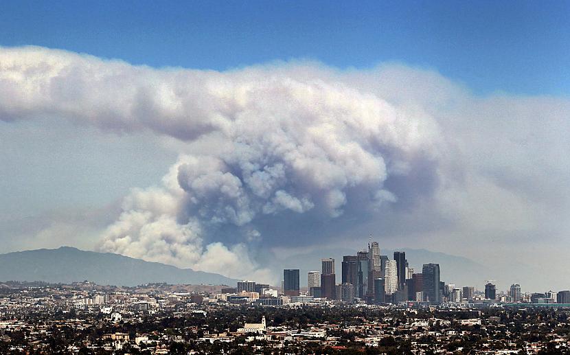 Virs Losandželosas ceļas dūmi... Autors: WhatDoesTheFoxSay 2016. gada 35 spēcīgākie foto.