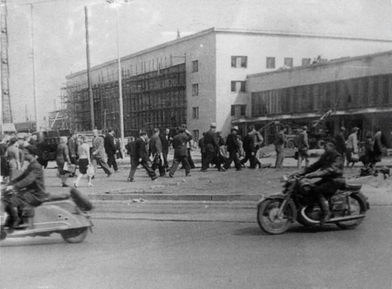 1960 gads jaunās Stacijas ēkas... Autors: 100 A 1960to gadu Rīga vēl neredzētās fotogrāfijās. 40 fantastiski kadri