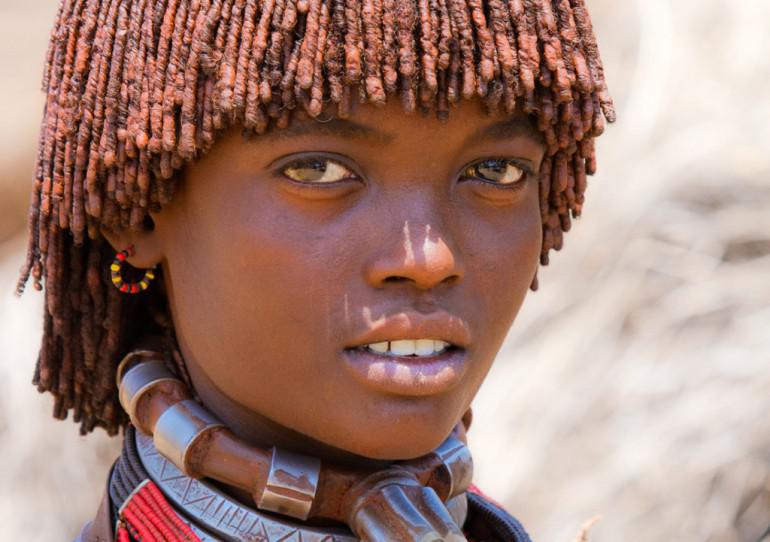 Hameru cilts meitene Etiopijā Autors: 100 A 35 emocionālas planētas iedzīvotāju bildes. Cilvēki ir tik dažādi