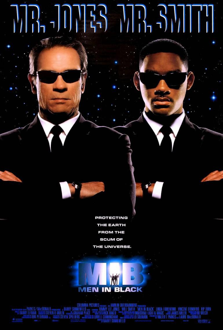 Vīri melnā Men In Black Autors: 100 A 20 labi zināmas Holivudas filmas, kurām šogad aprit tieši 20 gadi.