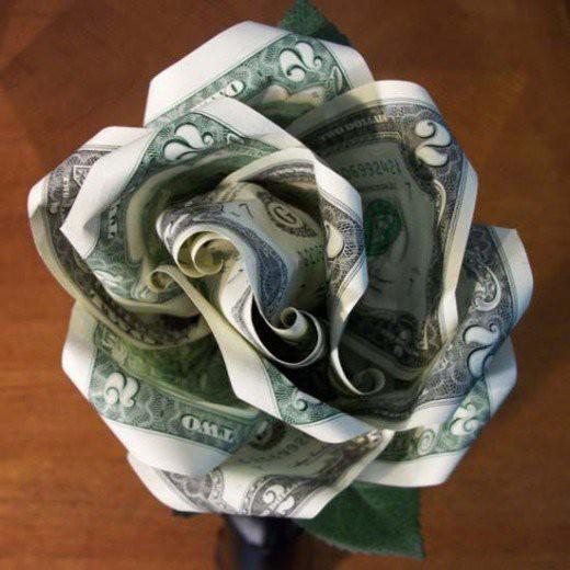 Naudas rozeNorādesnbsp Autors: 100 A 20 oriģināli veidi, kā uzdāvināt naudu.