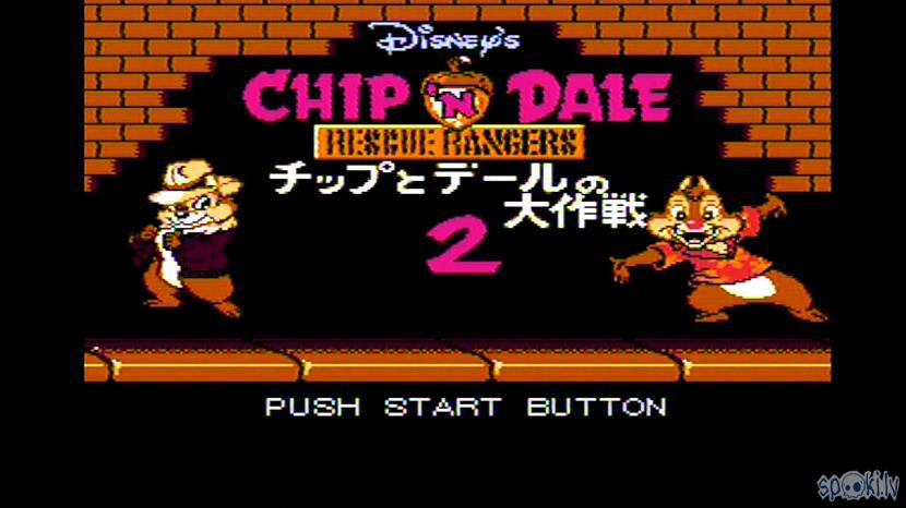 SpēleUzsākot spēli var... Autors: Bitzgame Izietās retro spēles - Chip 'n Dale "Rescue Rangers" 2