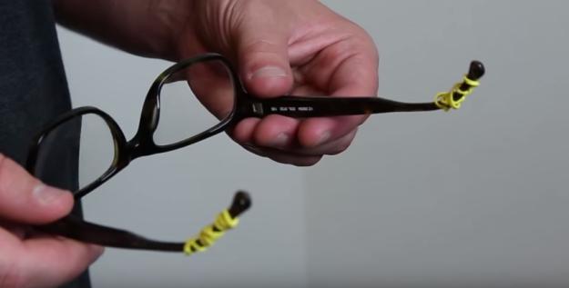 Ja brilles ir par platu un... Autors: 100 A 20 jauni veidi, kā izmantot gumijas. Ikdienas viltības.