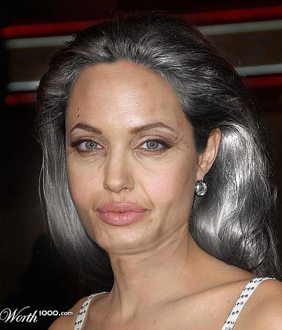 Algelina Jolie Autors: Spirtamagnāts 12 Slavenības, kuras tika Fotošopētas uz gadiem 80