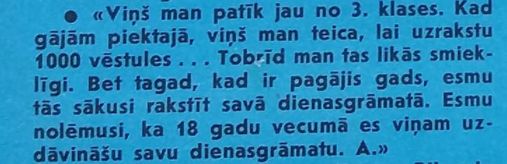  Autors: 100 A Tīņu problēmas no 90to gadu preses izdevumiem. Pērles!