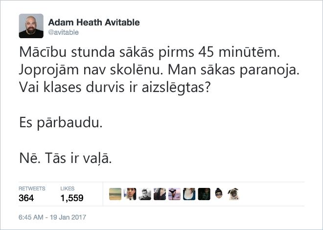  Autors: matilde Pasniedzējs publiski sūdzas par to, ka viņa skolēni nav atnākuši uz skolu