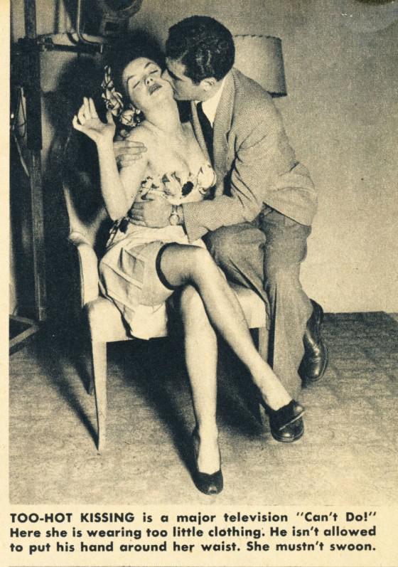 quotPārāk karsti skūpsti tas... Autors: Raziels Cenzūra televīzijā 1949. gadā