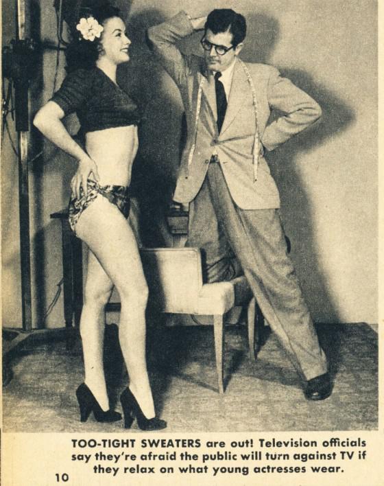 quotPārāk īsa tērpa... Autors: Raziels Cenzūra televīzijā 1949. gadā