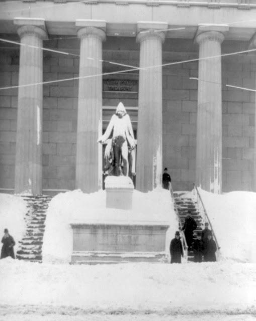 Džordža Vascaroningtona... Autors: Lestets 1888. g. sniega vētra, kas pārvērta Ņujorku