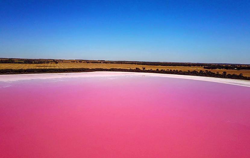 Sāls ezers mainot krāsu katru... Autors: FairlyLocal Austrālijā novērota neparasta dabas parādība!