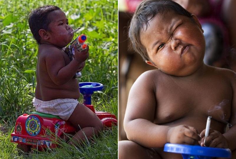 2010 gadā vietējais ziņu... Autors: matilde Apskati, kā tagad izskatās bērns, kurš 2 gadu vecumā izpīpēja 40 cigaretes dienā